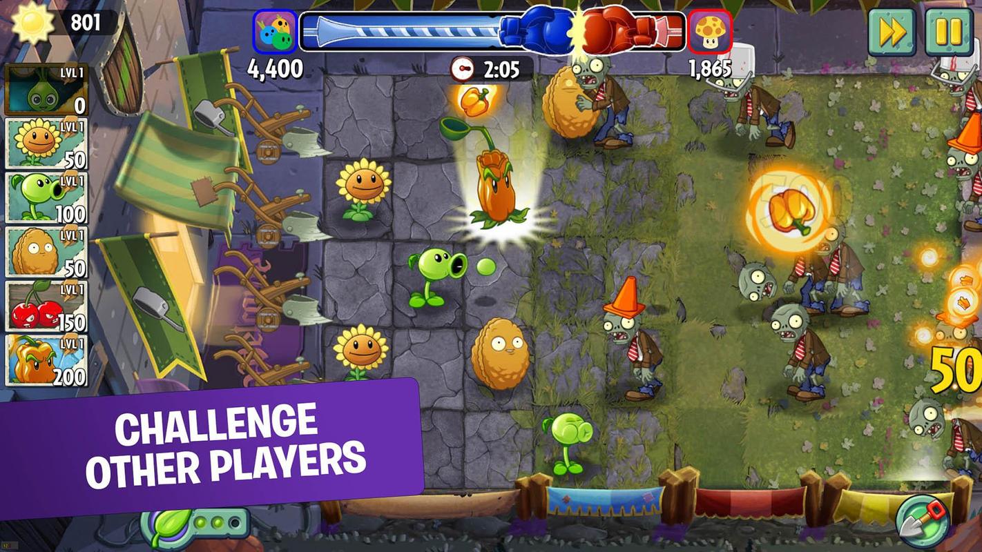 Plant vs zombies 2 game free download for android in china